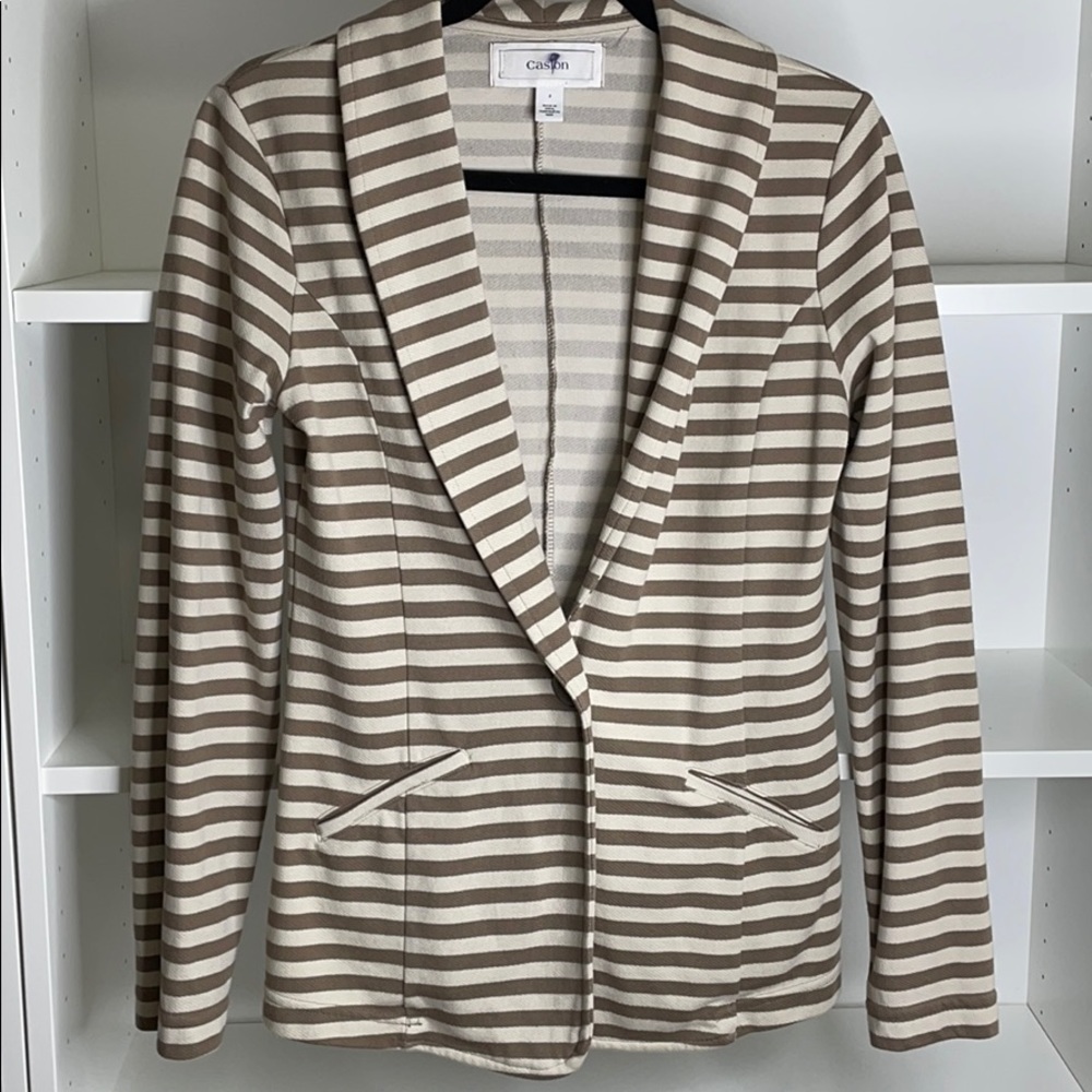 Striped blazer